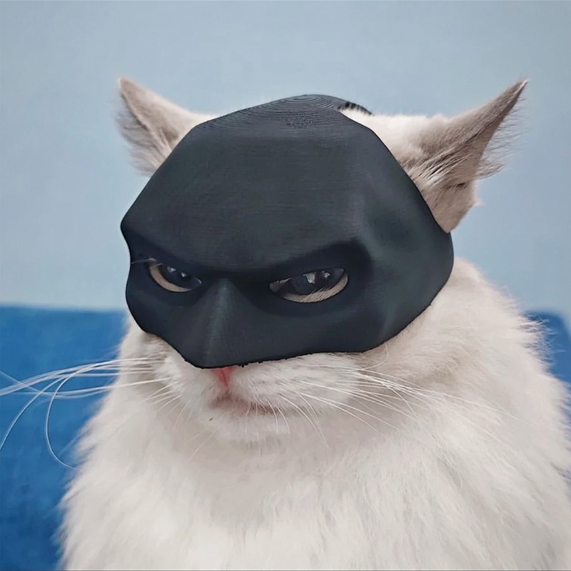 Cosplay Bat Prop - Halloween Black Bat Cat Avenger Mask