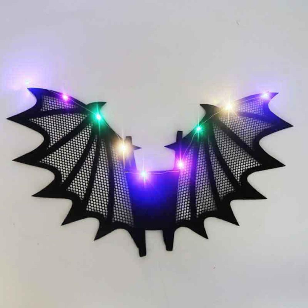 Cosplay Bat Prop - Led Light Up Black Bat Wings