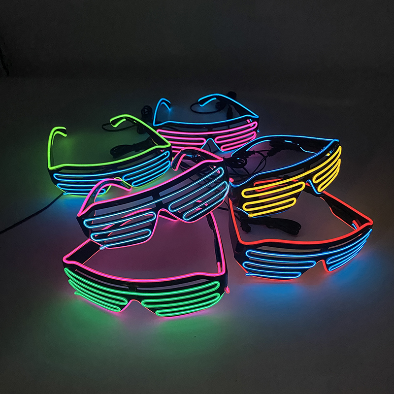 Led El Wire - Light Up Flashing Shutter Neon Rave