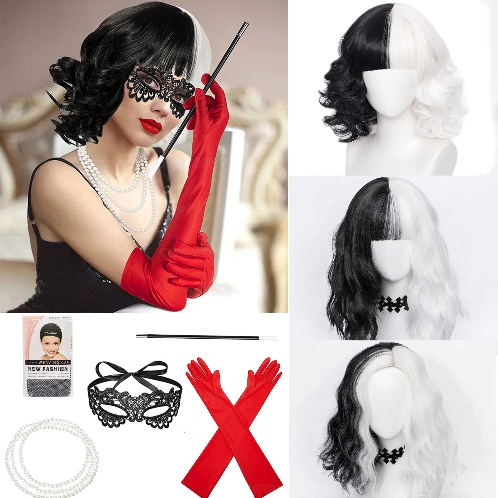 Prop De Cosplay - Convention Anime Cruella de Vil Cosplay