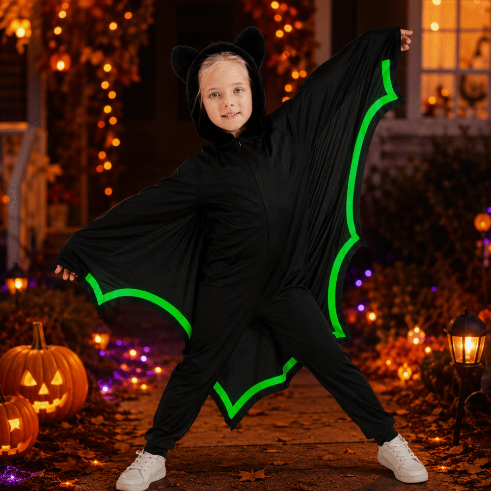 Cosplay Bat Prop - Multipurpose Luminous Bat Bodysuit Nightclub Bar