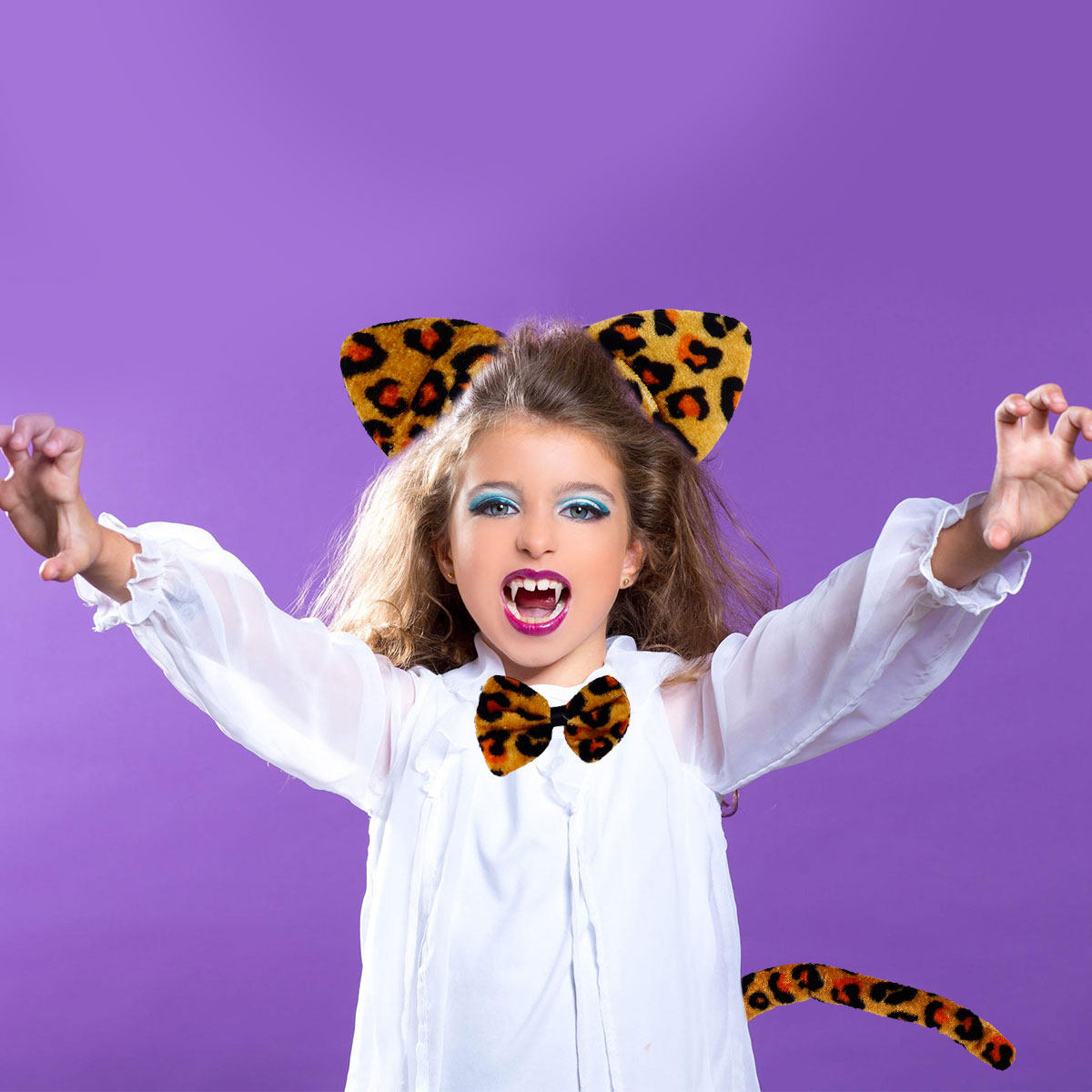 Cosplay Material For Prop - 2Set Animal Ear Headband Bow Tie