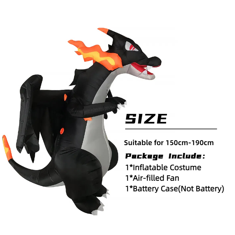 Black Flame Dragon Adult Infla - Cosplay Flame Prop avis et prix