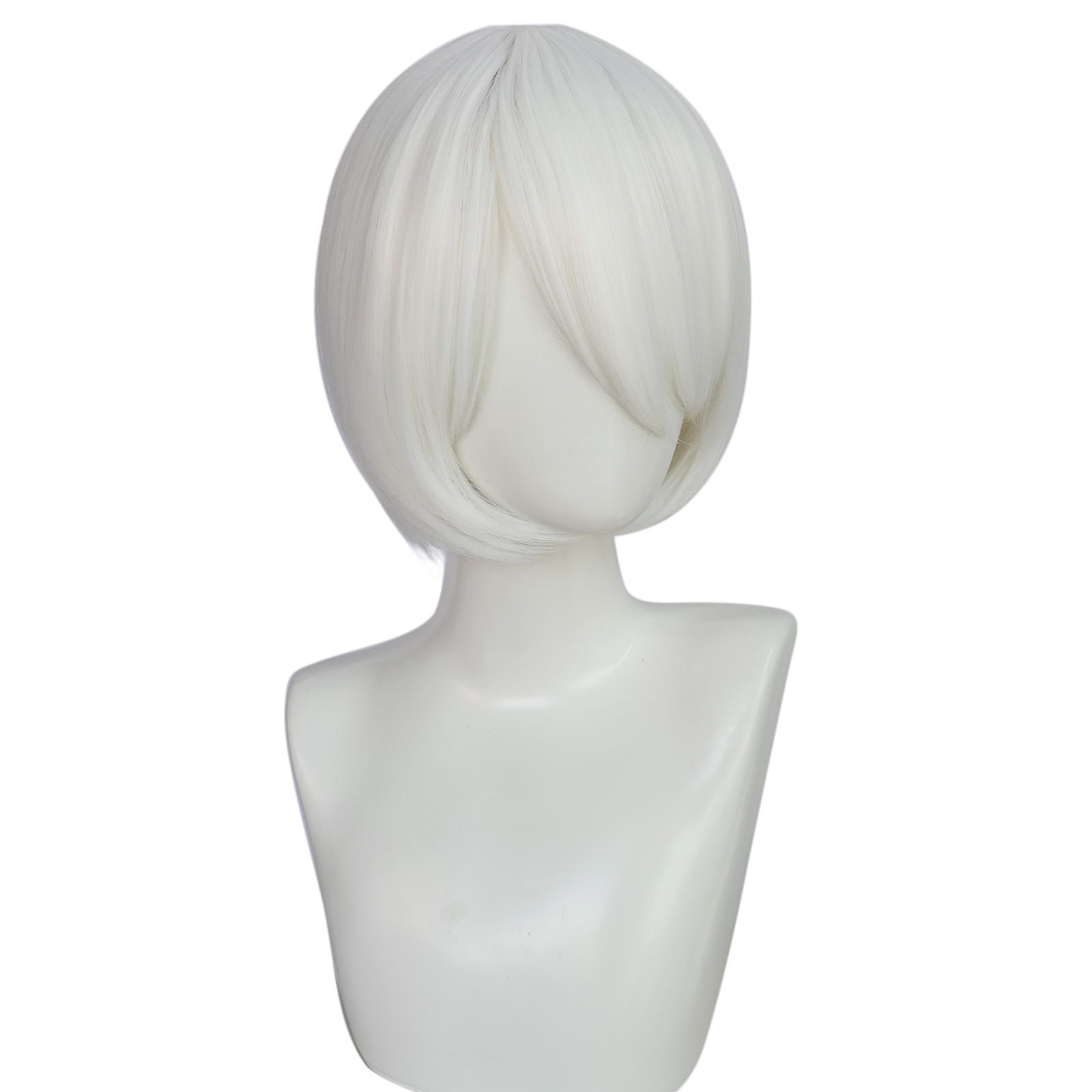 Synthetic Short Straight white - Wig Fiber Net avis et prix
