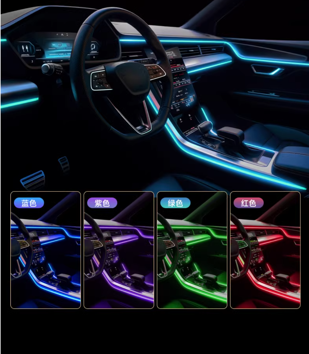 2M Car Interior LED Strip Ligh - Led El Wire avis et prix