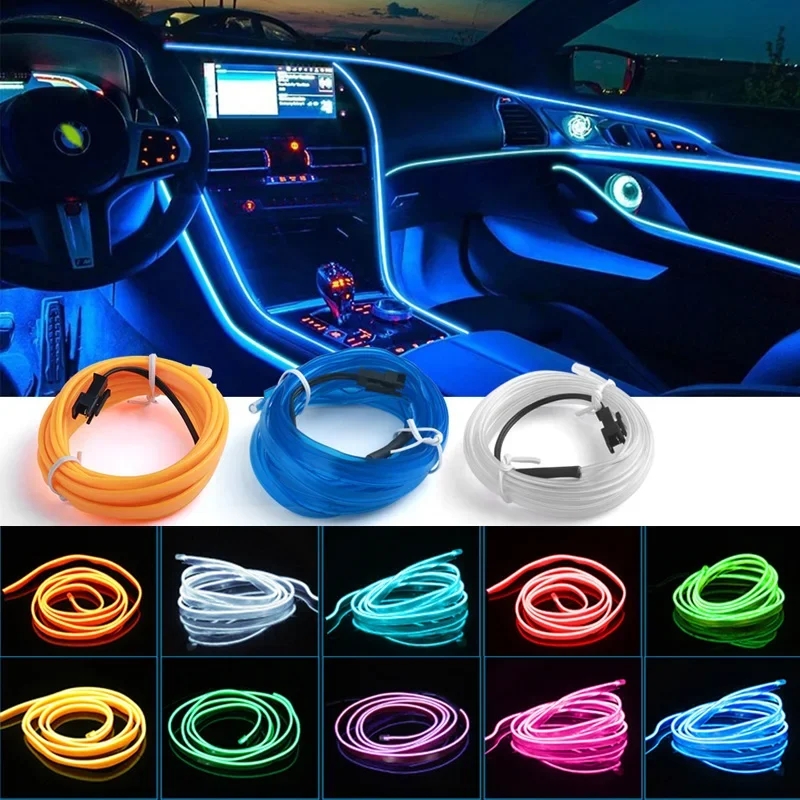 1M/3M/5M Car Interior Led Deco - Led El Wire avis et prix