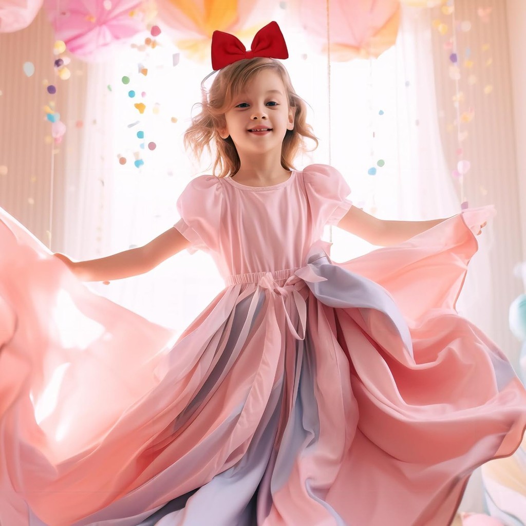 Cute Girls Red Big Bow Headban - Cosplay Floating Prop avis et prix