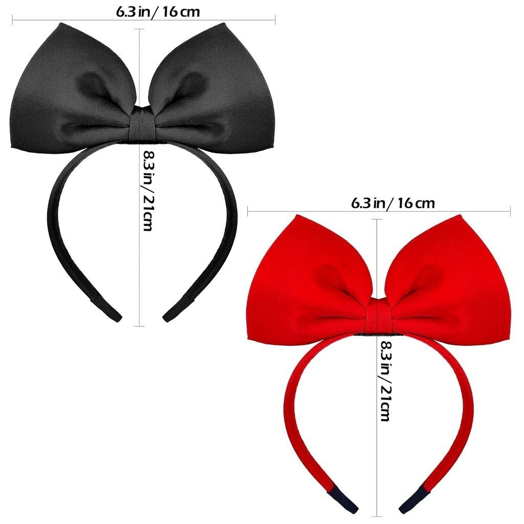 Cute Girls Red Big Bow Headban - Cosplay Floating Prop avis et prix