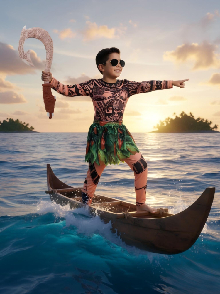 Summer Moana Maui Kids Boys Co - Cosplay Prop Pattern avis et prix