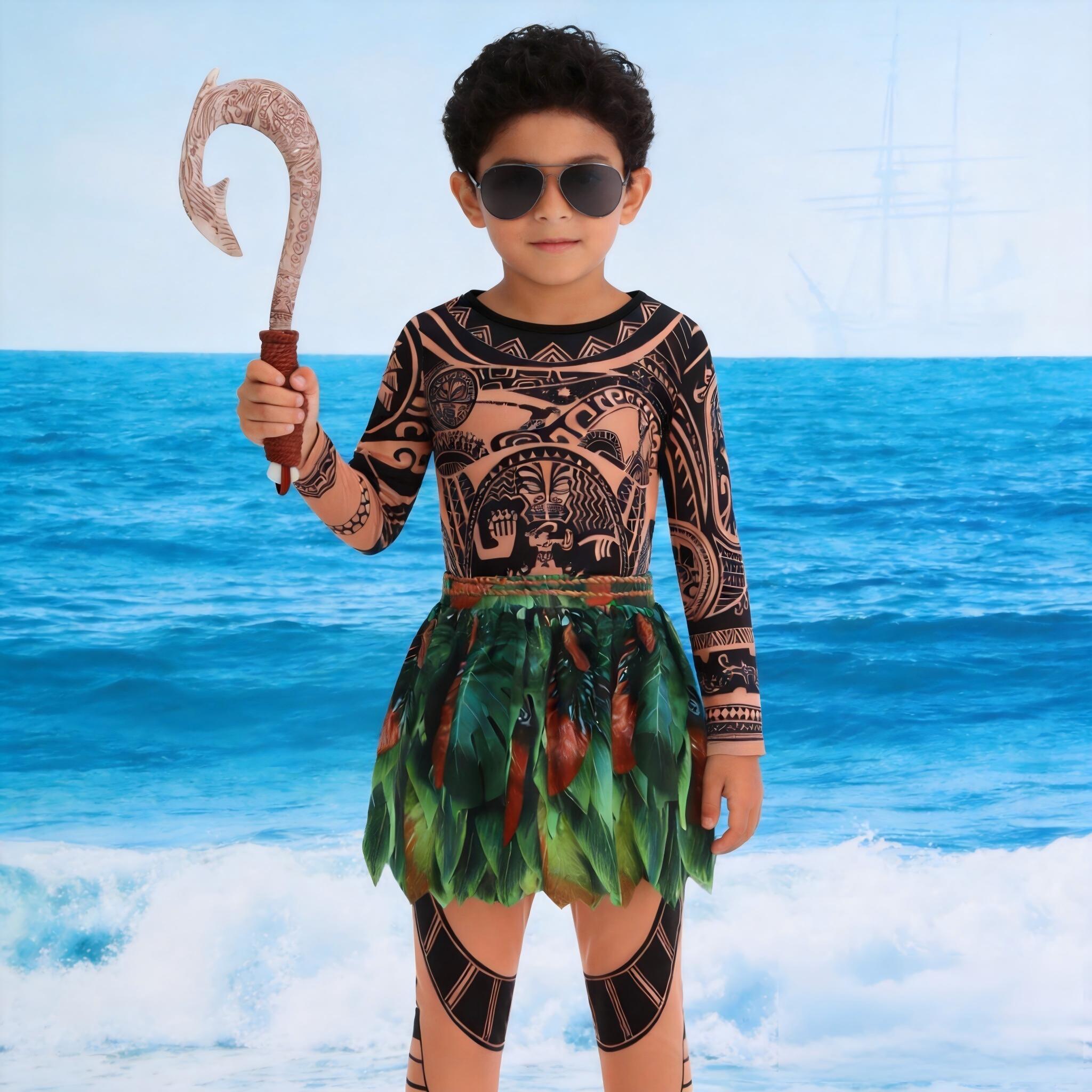 Summer Moana Maui Kids Boys Co - Cosplay Prop Pattern avis et prix