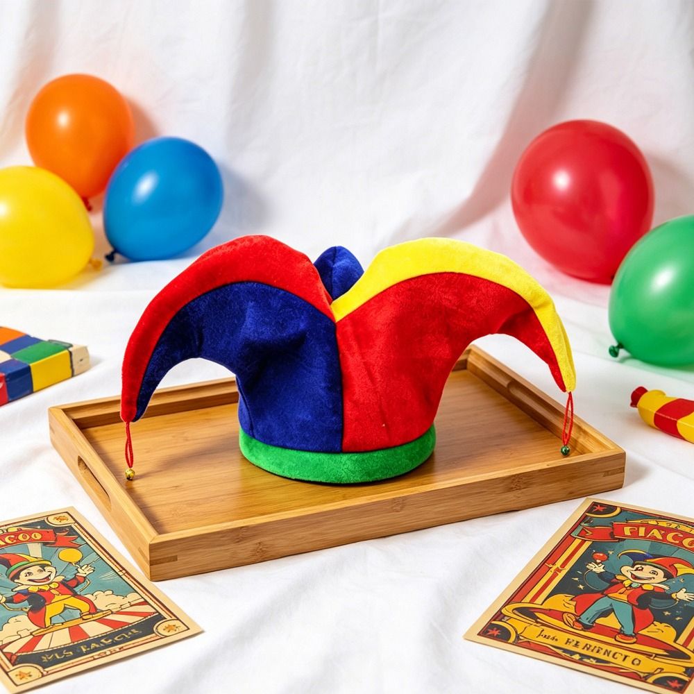 Cap Prop Multicolor Clown Hat  - Cosplay Prop Pattern avis et prix