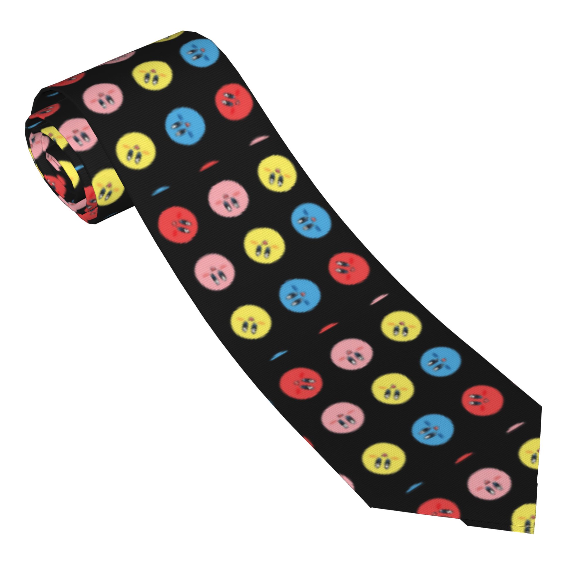 Rolling Kirby Pattern Neckties - Cosplay Prop Pattern avis et prix