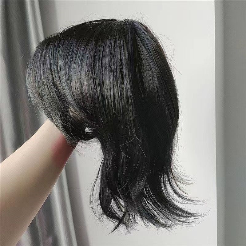 AS Wig Female Short Hair Black - Wig Fiber Net avis et prix