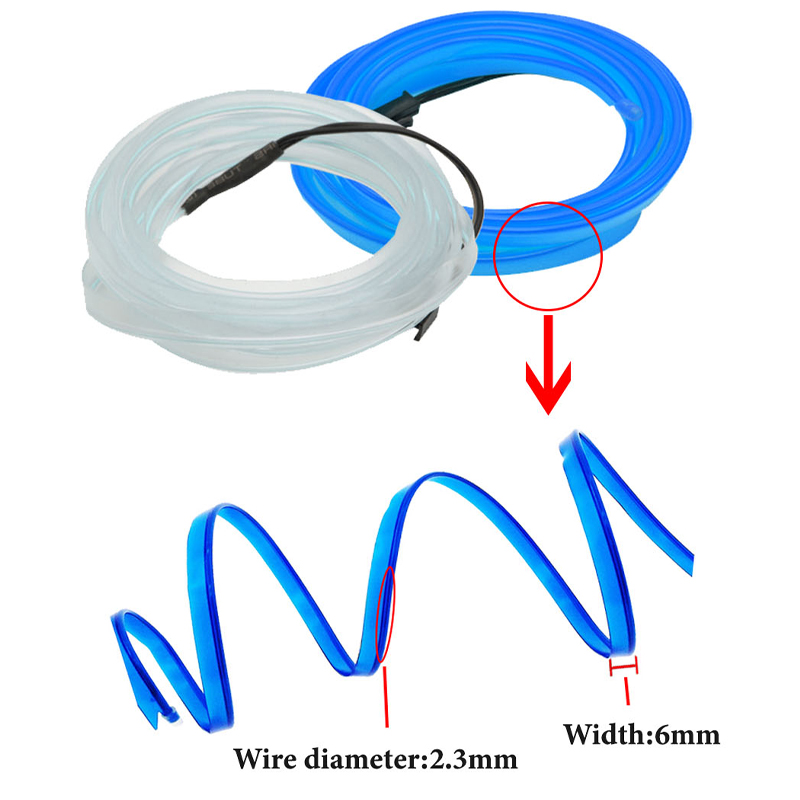 3/5M Car Interior Led Strip Li - Led El Wire avis et prix
