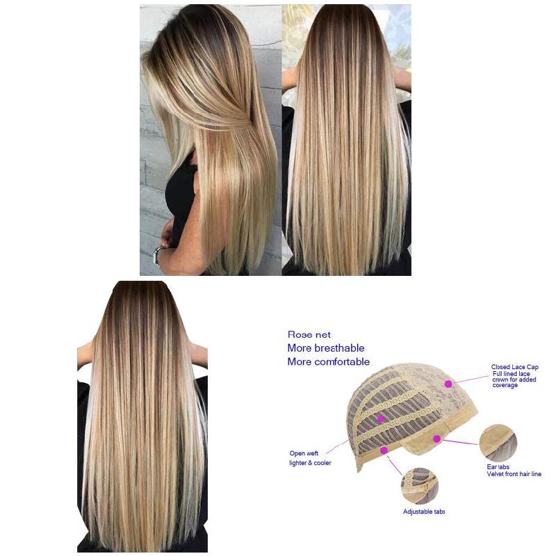 72cm Women Long Straight Wig W - Wig Fiber Net avis et prix