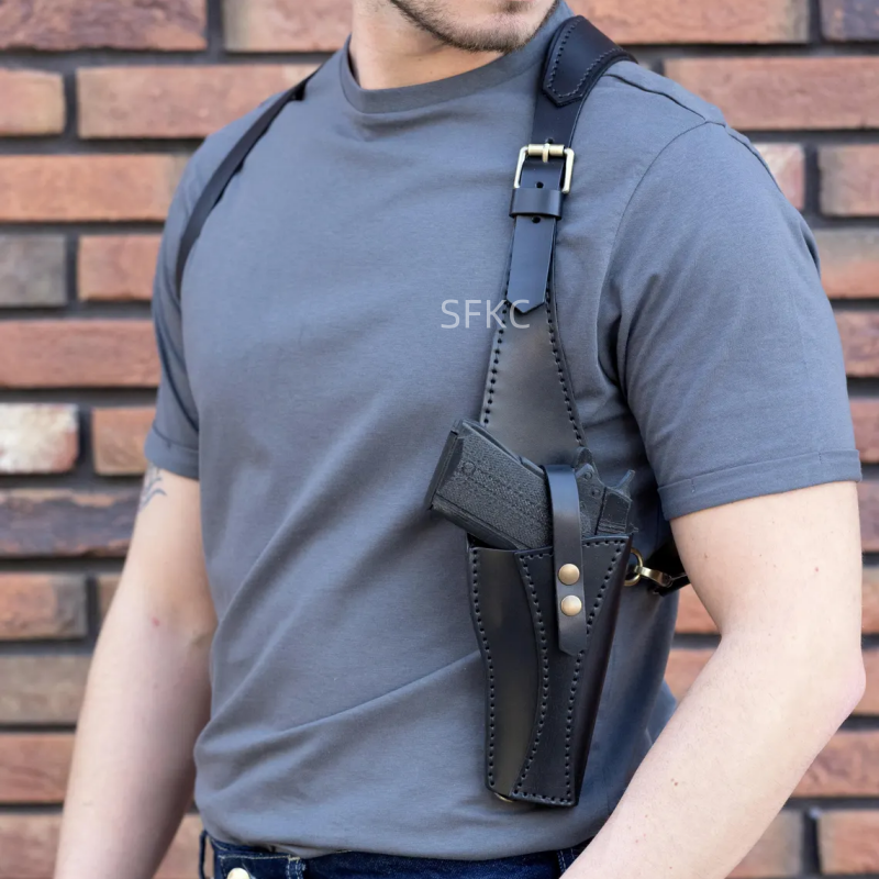 Punk Leather Shoulder Bag For  - Cosplay Prop Pistol avis et prix