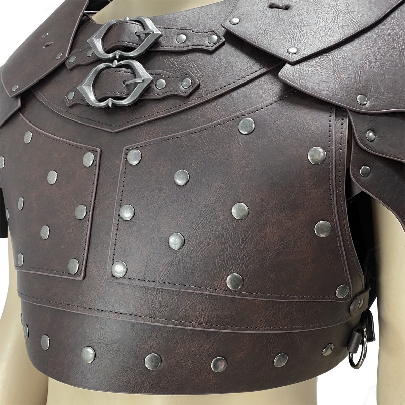 Medieval Studded Shoulder Ches - Cosplay Props avis et prix