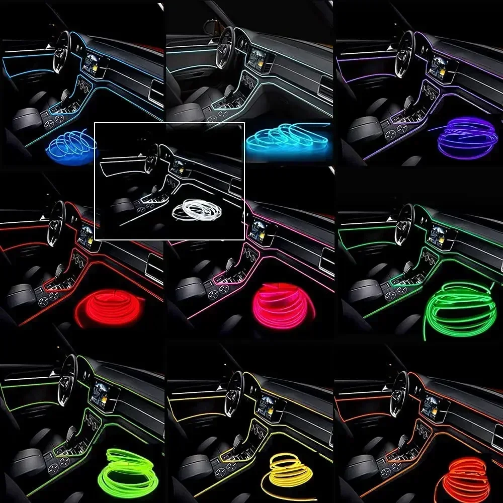 1/3/5M Car Interior Light Deco - Led El Wire avis et prix