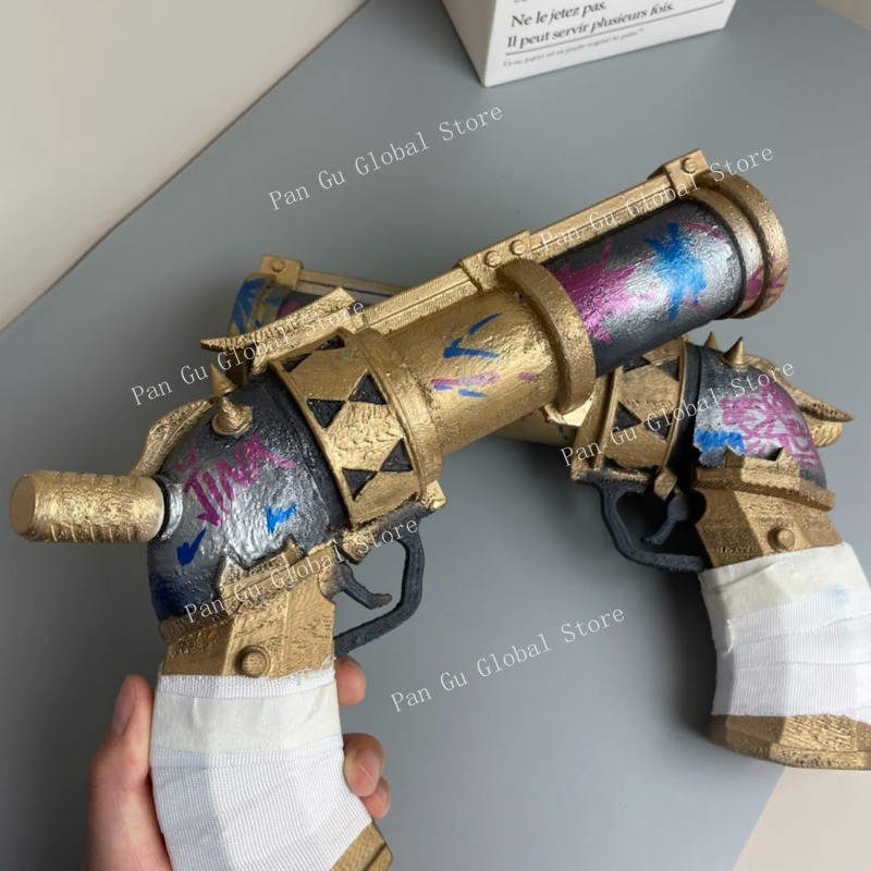 28cm/11.02in Jinx Pistol Custo - Cosplay Prop Pistol avis et prix