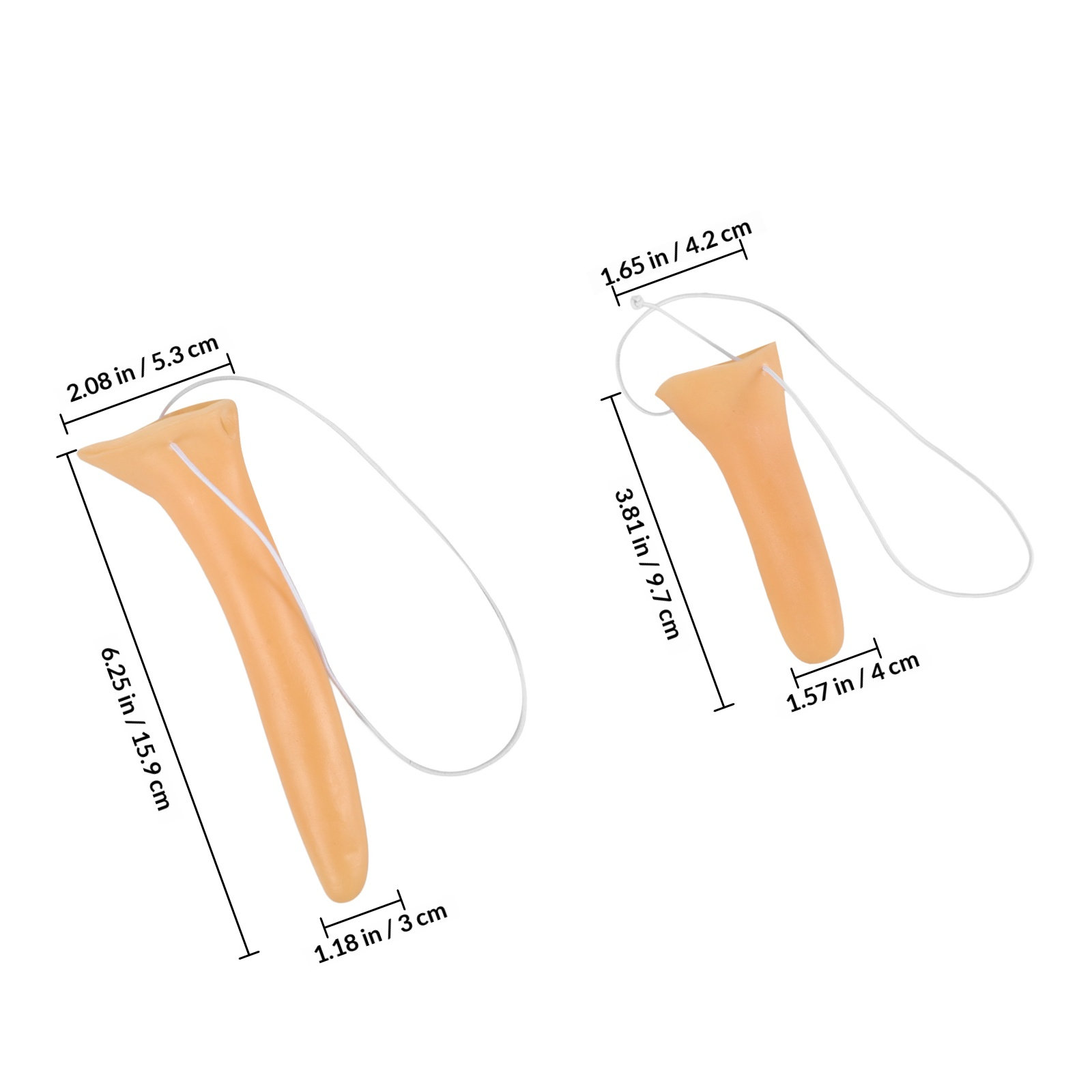 2Pcs Simulation Long Nose Prop - Cosplay Material For Prop avis et prix