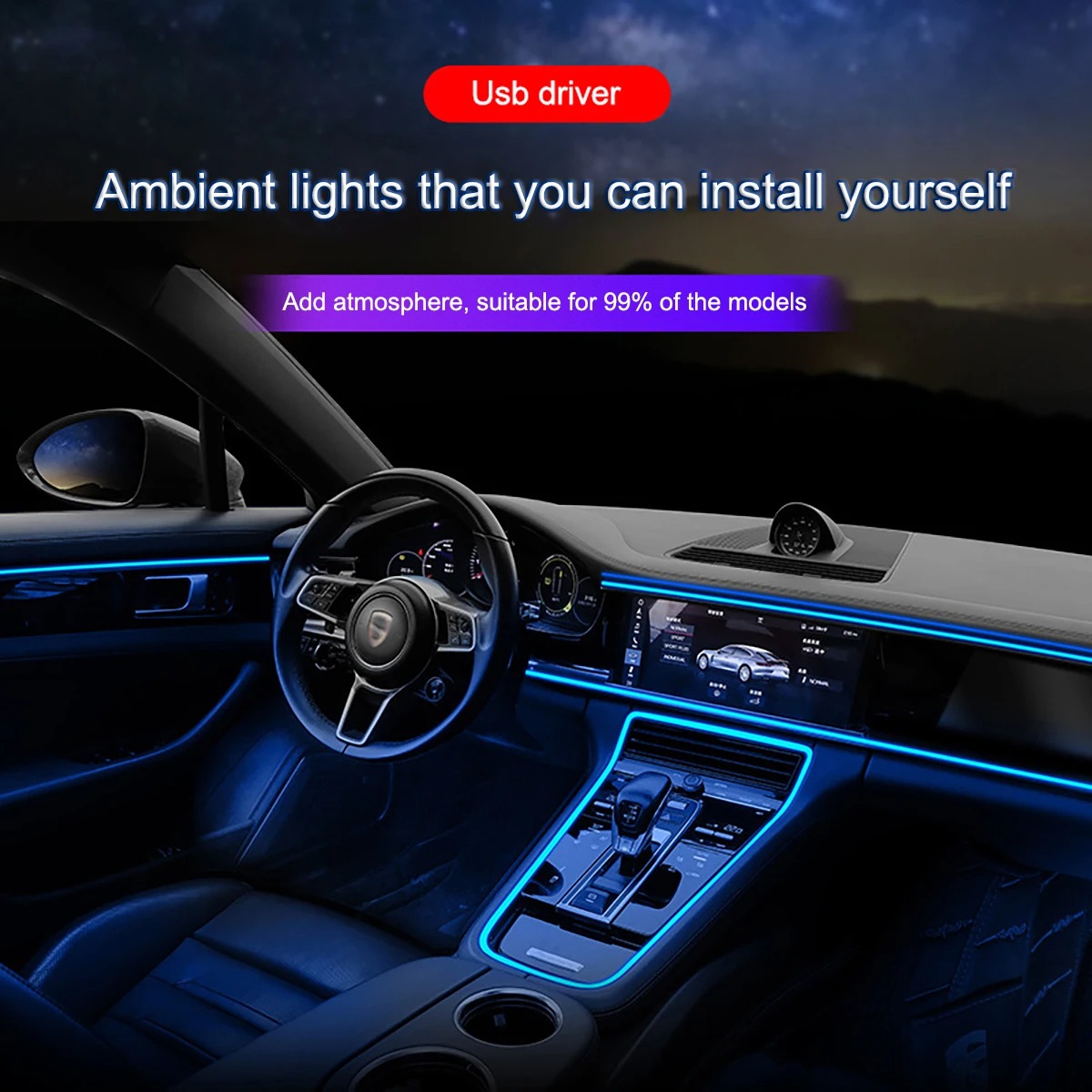 Car Environment El Wire LED US - Led El Wire avis et prix