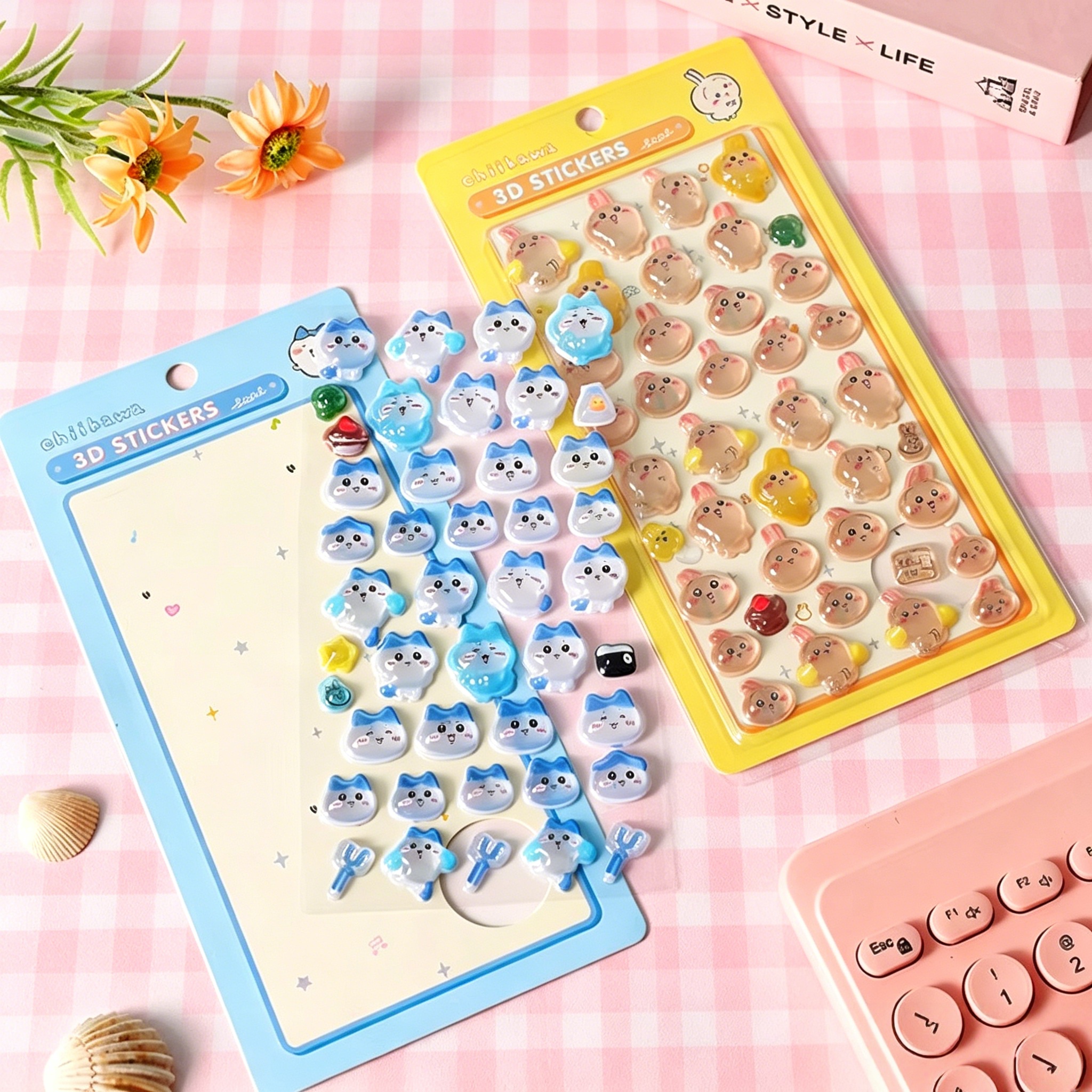 Chiikawa 3D Cute Relief Sticke - Cosplay Prop Diy avis et prix