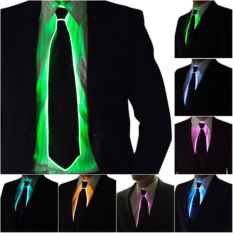 Men Glowing Tie EL Wire Neon L - Led El Wire avis et prix