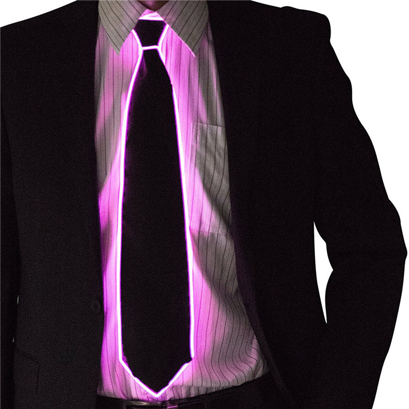 Men Glowing Tie EL Wire Neon L - Led El Wire avis et prix