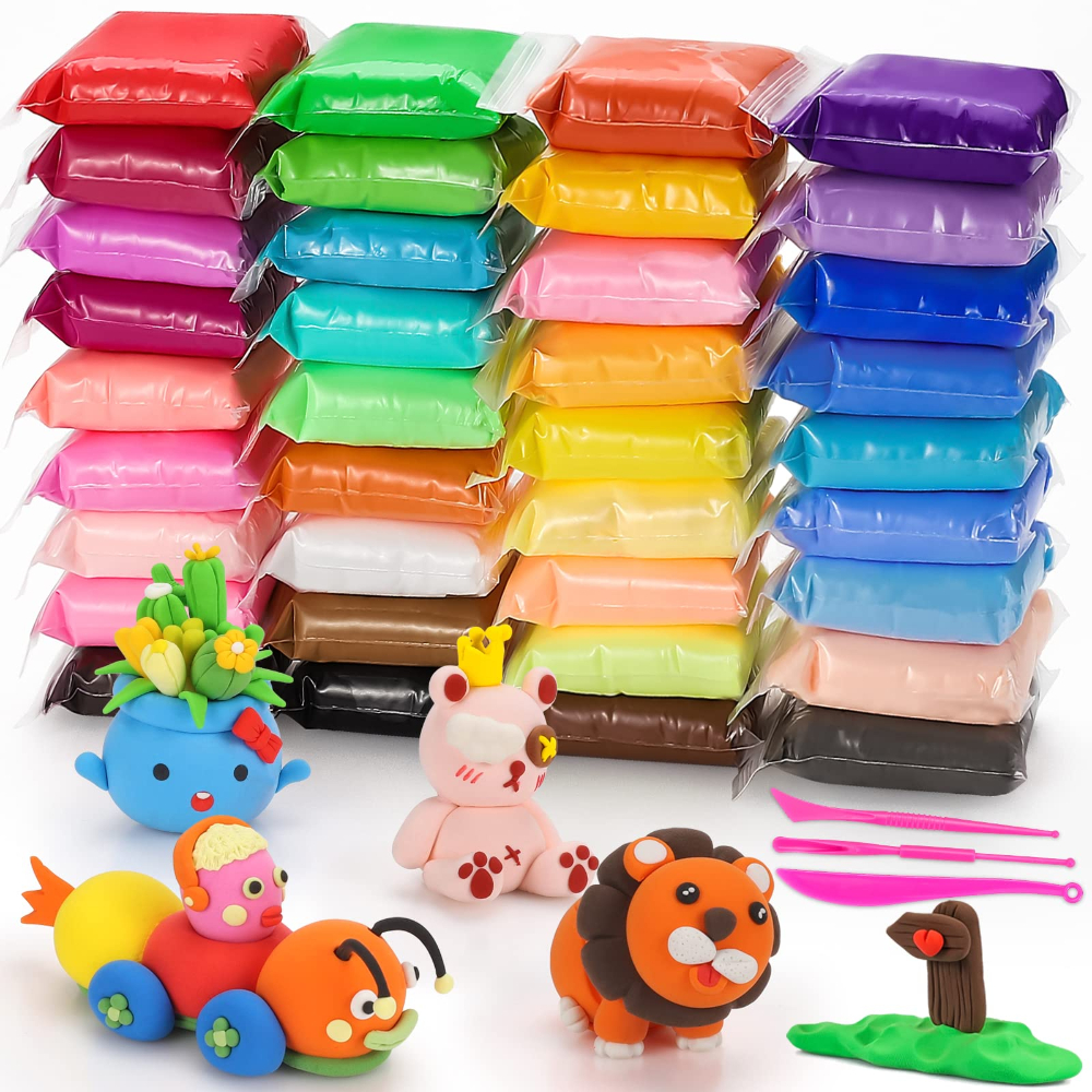 Air Dry Modeling Clay Kit Soft - Foam Clay Sculpt avis et prix