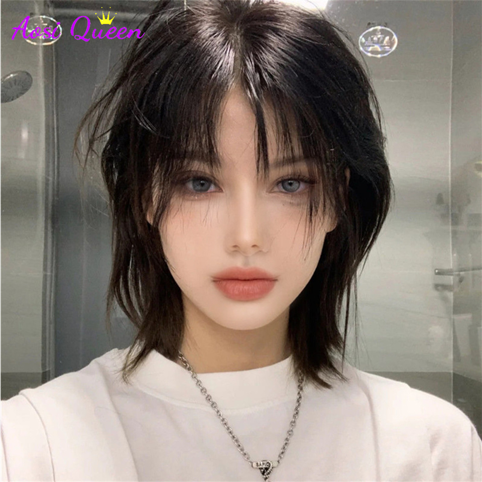 AS Synthetic Wig Female Short  - Wig Fiber Net avis et prix