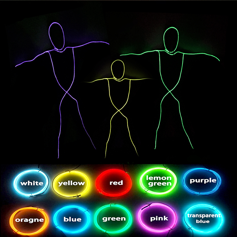 EL Wire Suit Clothings LED Cos - Led El Wire avis et prix