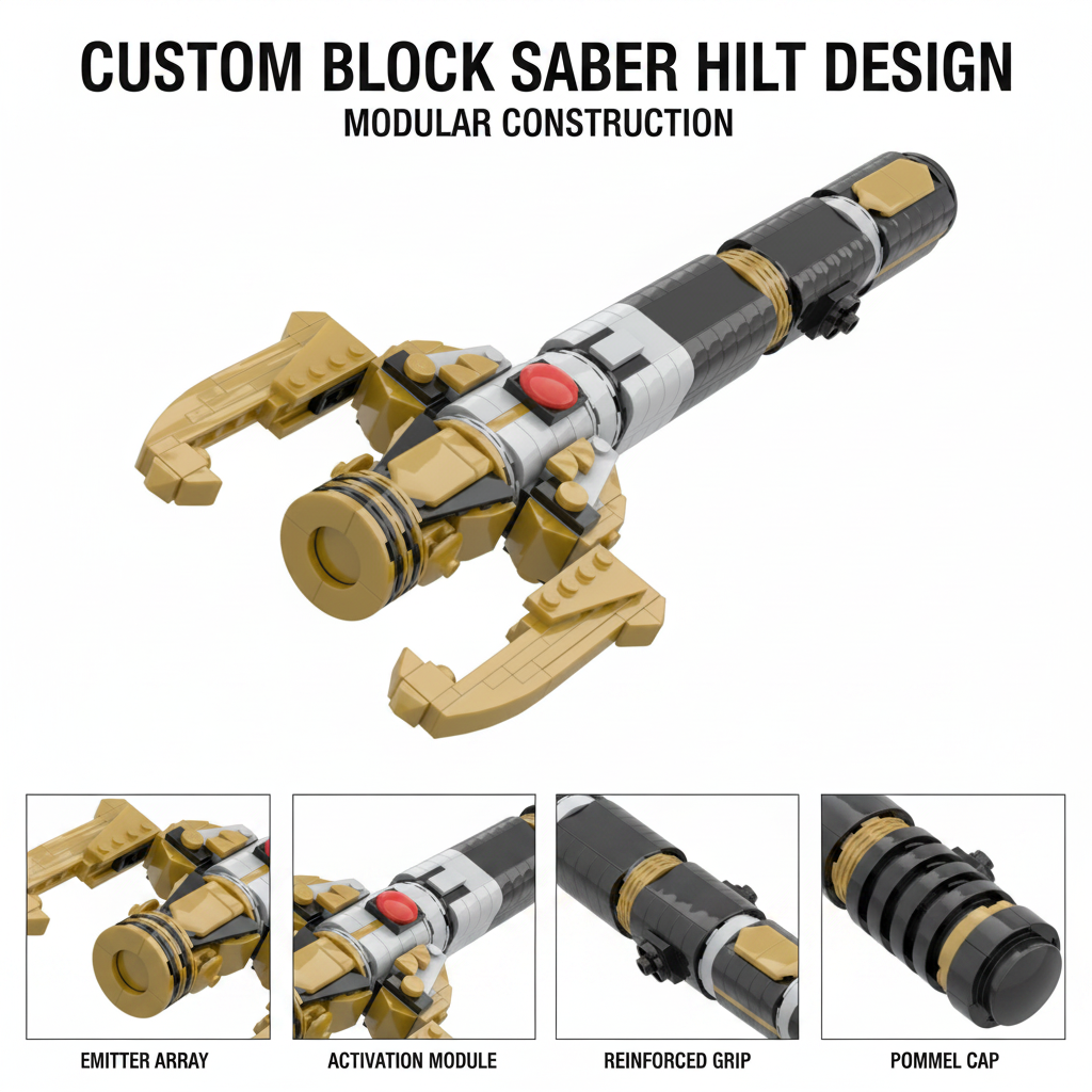 Sci-Fi Energy Sword Hilt MOC B - Cosplay Prop Building avis et prix