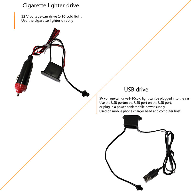 DC 12V Neon EL Wire Power Driv - Led El Wire avis et prix