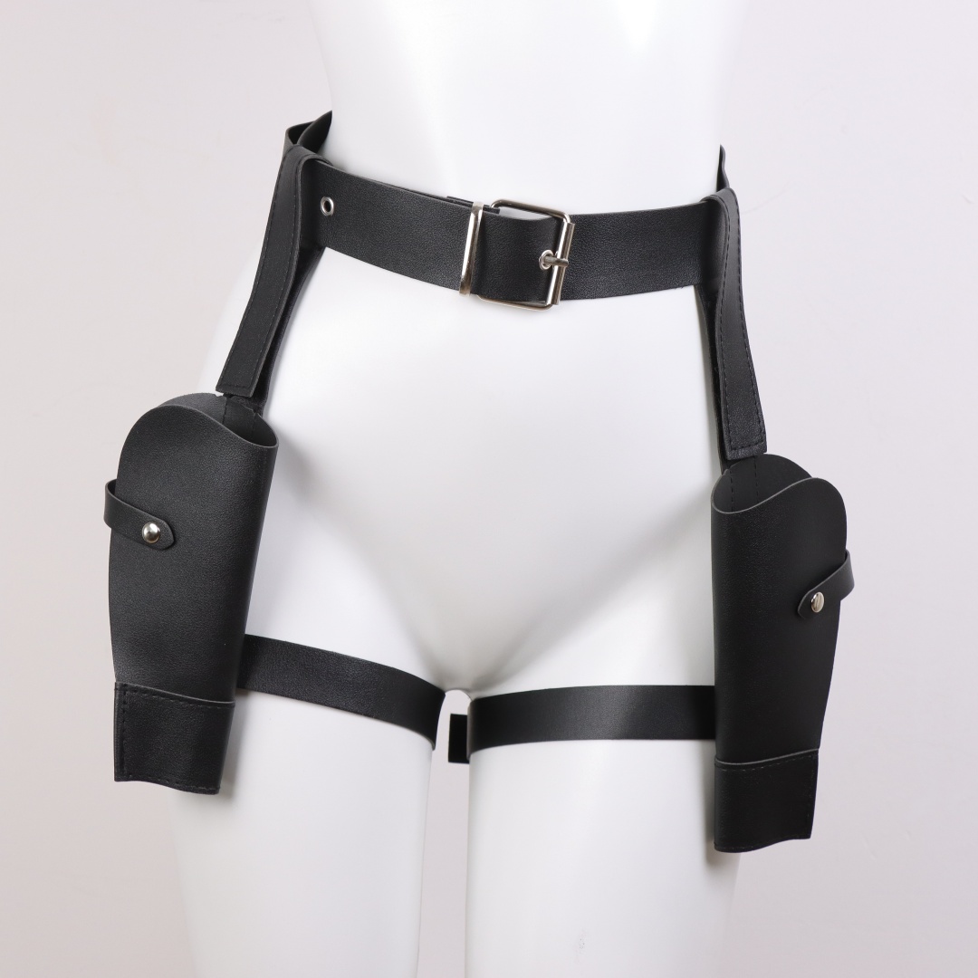 Adult Vintage PU Leather Waist - Cosplay Prop Pistol avis et prix