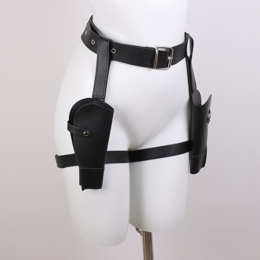 Adult Vintage PU Leather Waist - Cosplay Prop Pistol avis et prix