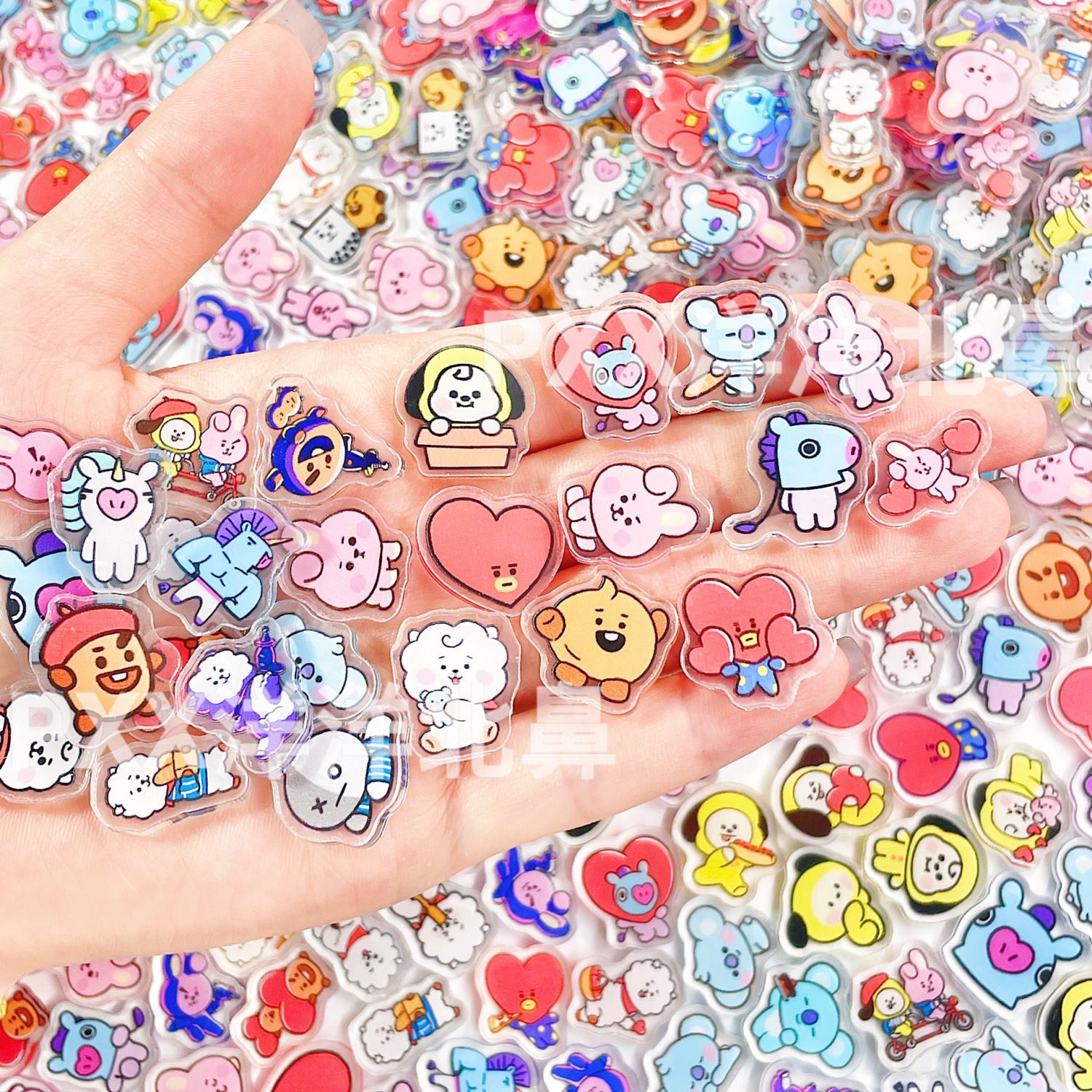 100pcs BT21 BTS single-layer 2 - Cosplay Material For Prop avis et prix