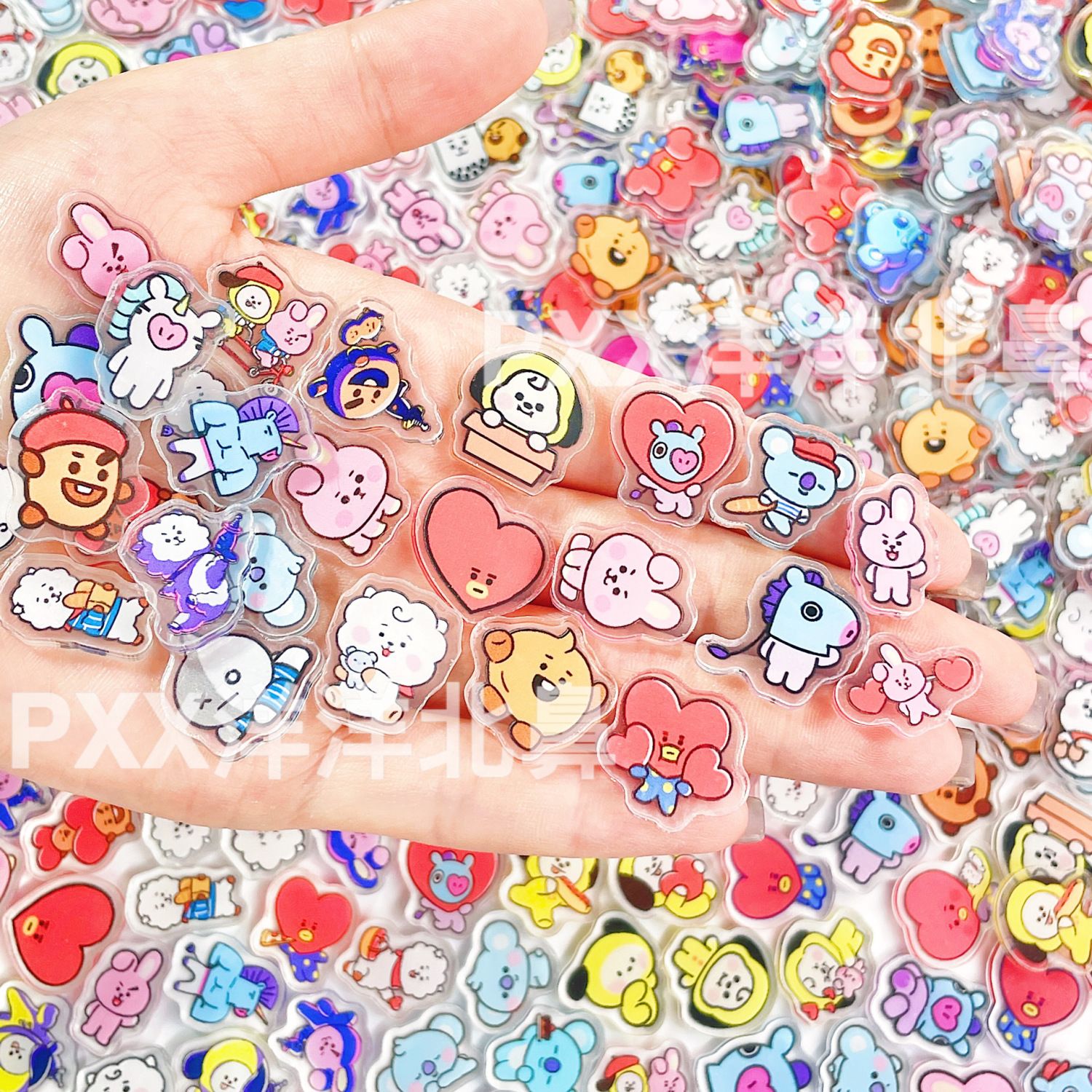 100pcs BT21 BTS single-layer 2 - Cosplay Material For Prop avis et prix