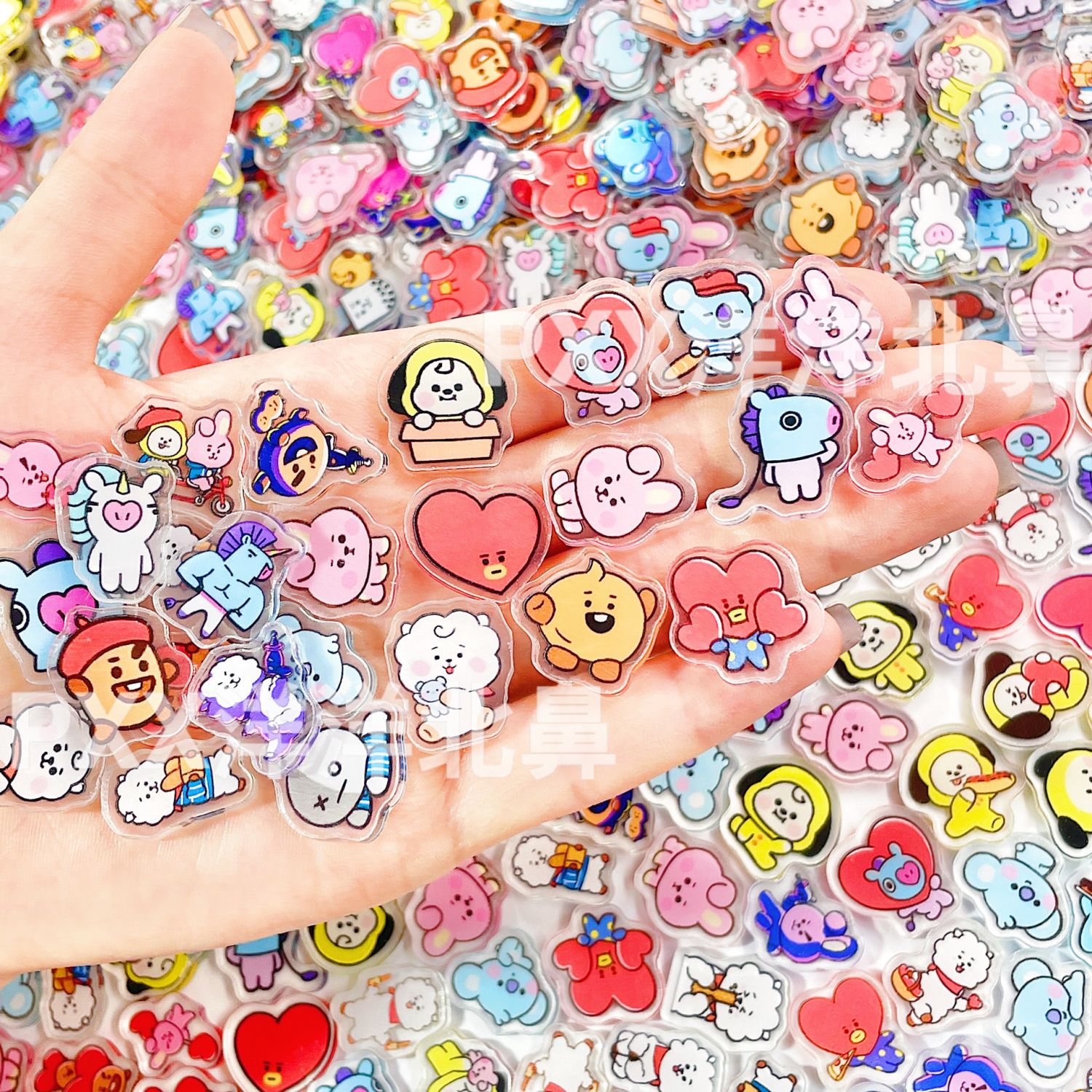 100pcs BT21 BTS single-layer 2 - Cosplay Material For Prop avis et prix