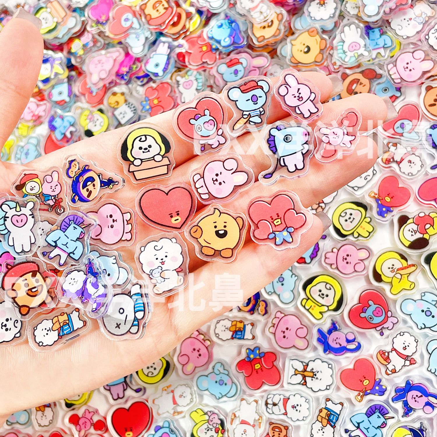 100pcs BT21 BTS single-layer 2 - Cosplay Material For Prop avis et prix