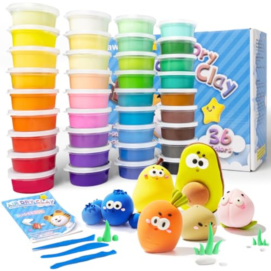 Air Dry Clay- 36 Colors Modeli - Foam Clay Sculpt avis et prix