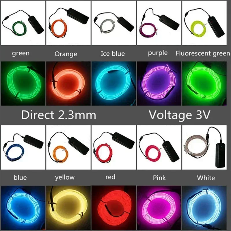 1M/3M/5M Flexible Neon Light B - Led El Wire avis et prix
