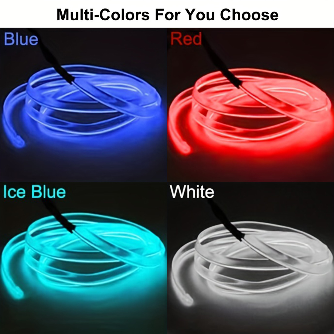 5m EL Wire Car Interior Ambien - Led El Wire avis et prix