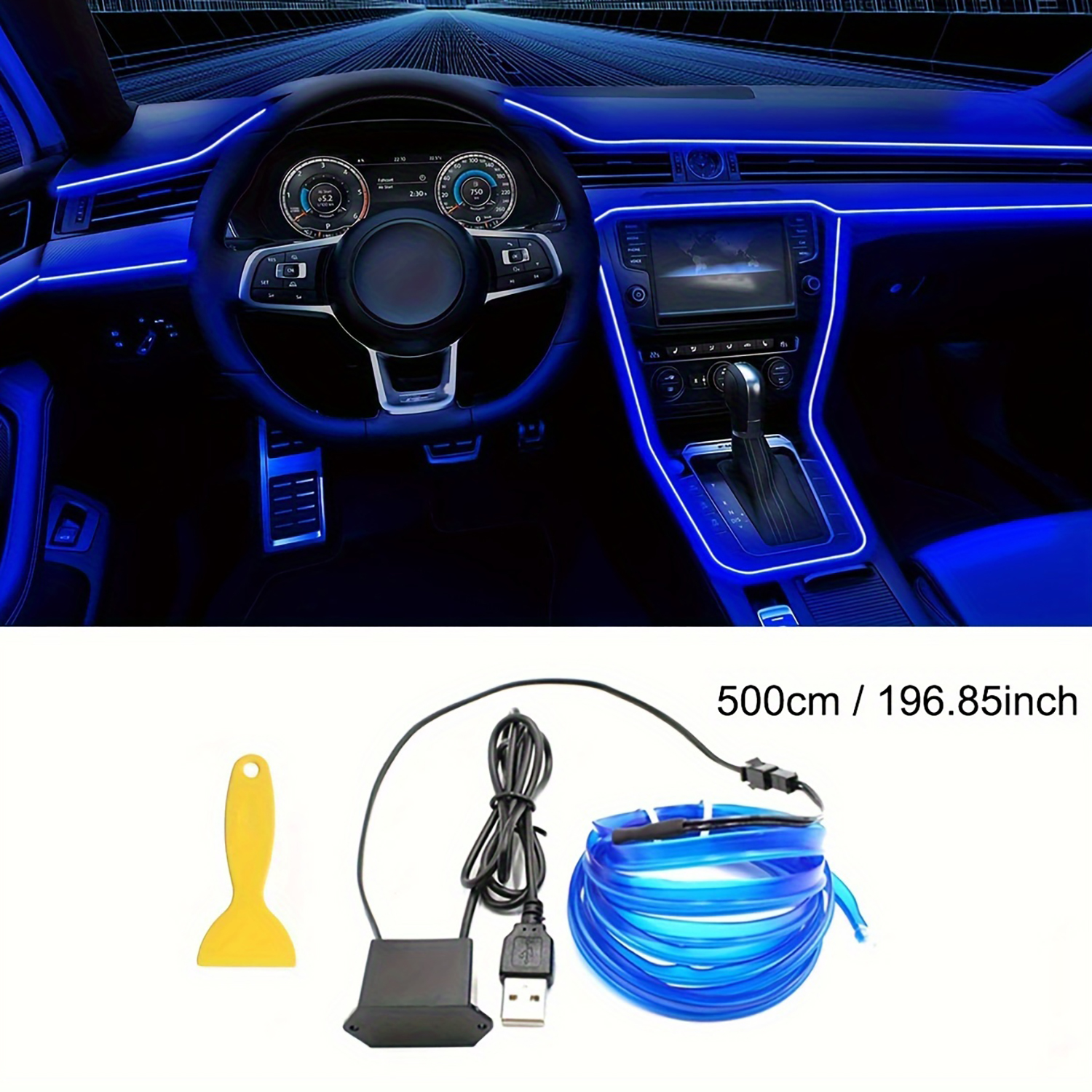 5m EL Wire Car Interior Ambien - Led El Wire avis et prix
