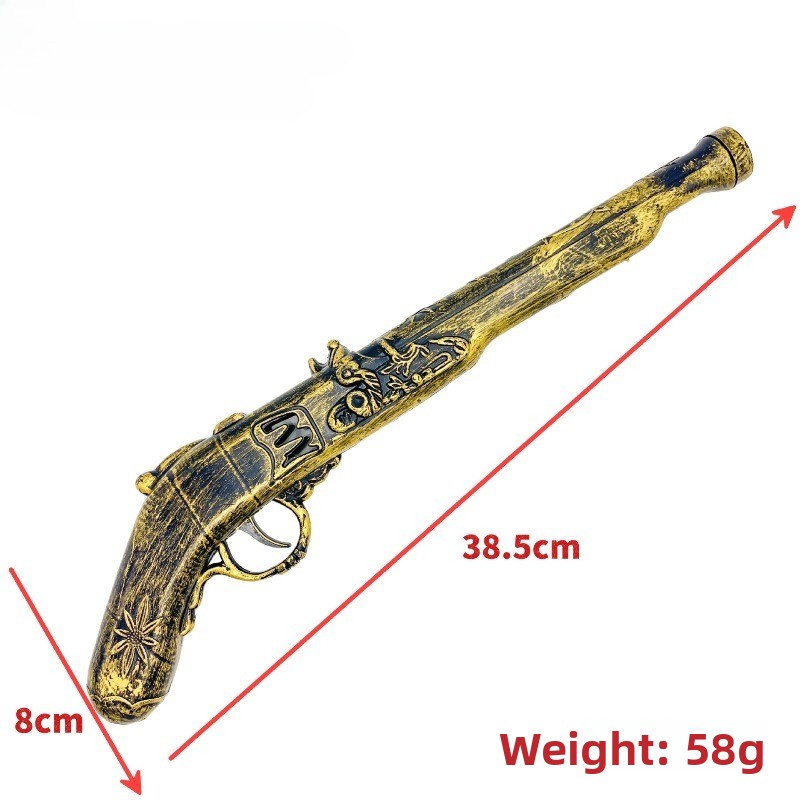 40cm/15.75in Pirate Gun Plasti - Cosplay Prop Pistol avis et prix